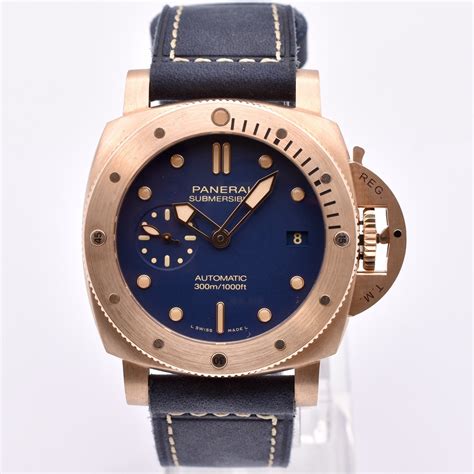 bronzo v panerai|Panerai bronzo blu abisso.